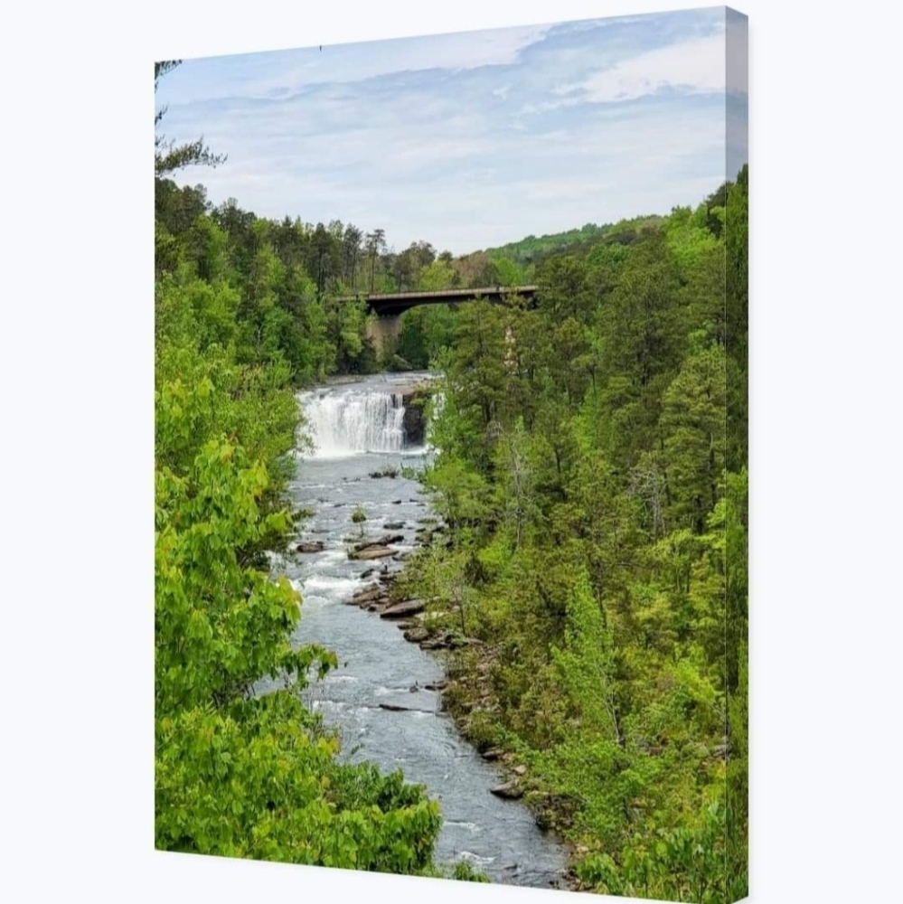 Little River Canyon Waterfall Canvas Art